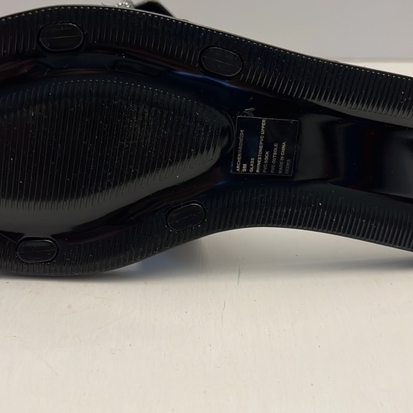 Steven New York Archer Black Rhinestone Flat Sandals size 9 NEW - Picture 8 of 9